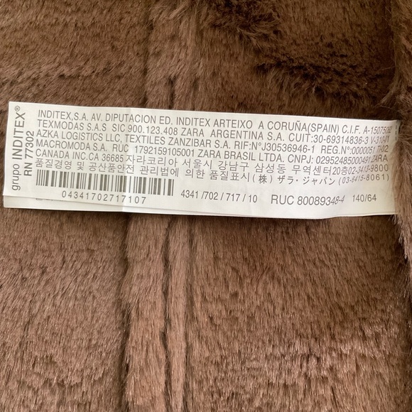 ZARA Kids Faux Shearling Biker Jacket - Picture 13 of 14